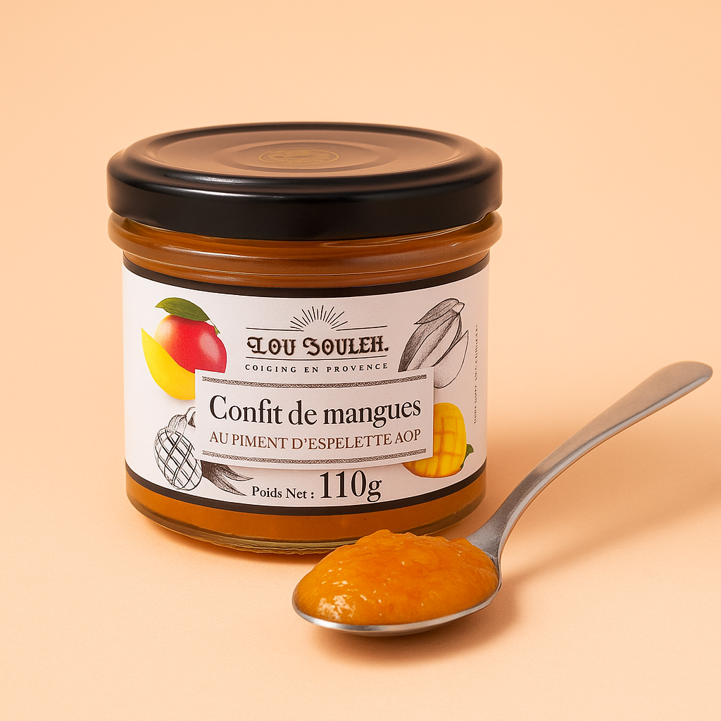 Konfitura z mango i z papryką Espelette