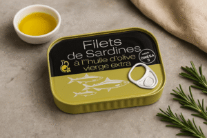 Filety z sardynek w oliwie z oliwek z Bretanii