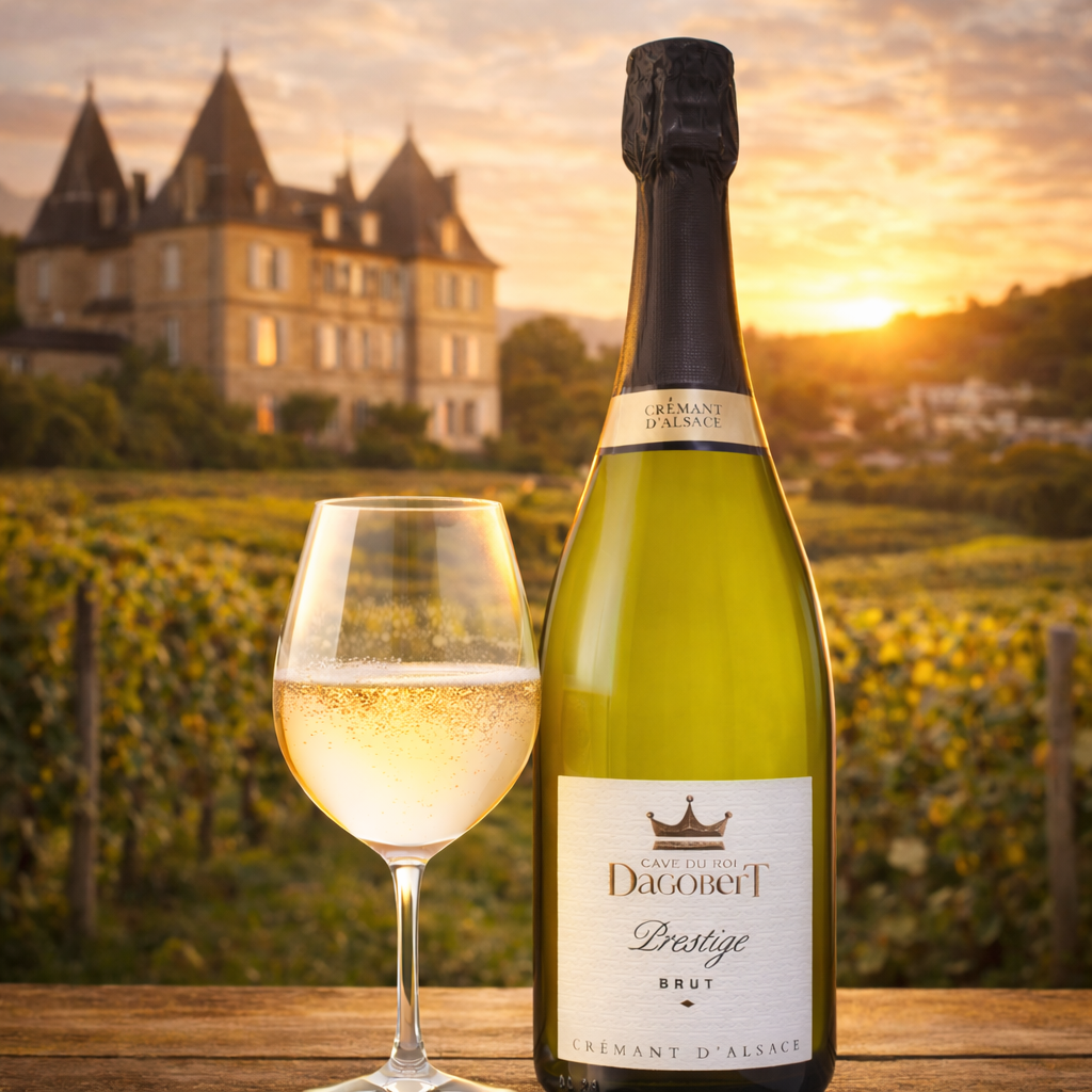 Francuskie Wino Musujące Crémant Dagobert Prestige brut