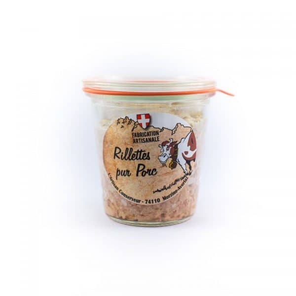Rillettes rzemieślniczy czysta wieprzowina z Alp