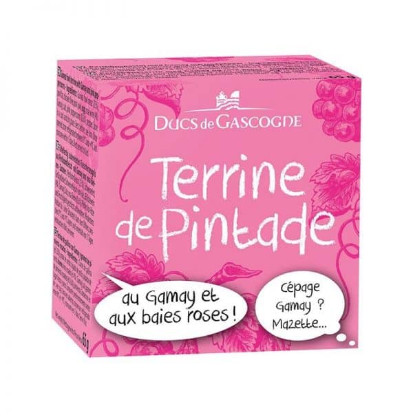 Terrina z perliczki z winem gamay i różowymi jagodami