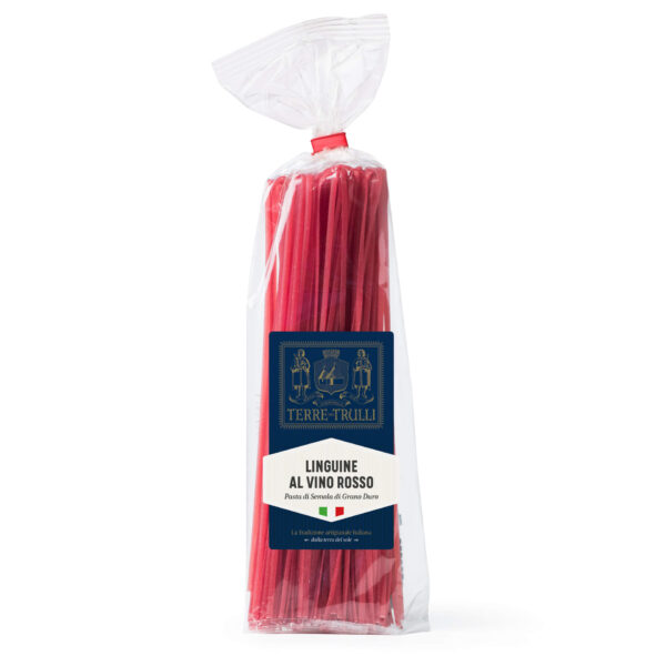 Makaron Linguine z czerwonym winem