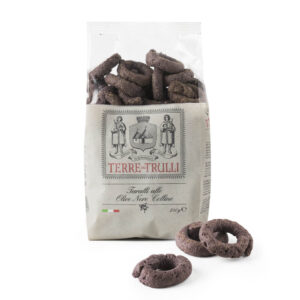 Taralli z czarnymi oliwkami