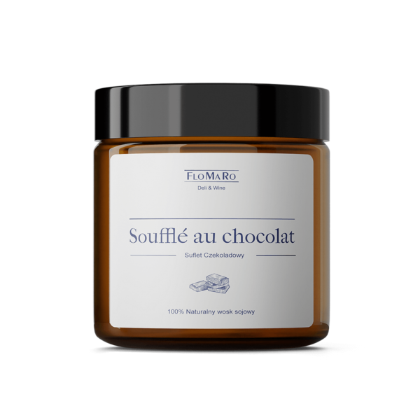 Świeca sojowa o zapachu sufletu czekoladowego