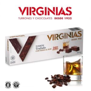 Turron o smaku truflowym z rodzynkami