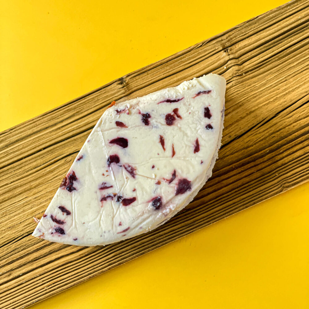 Ser angielski Wensleydale & Cranberries z dodatkiem żurawiny