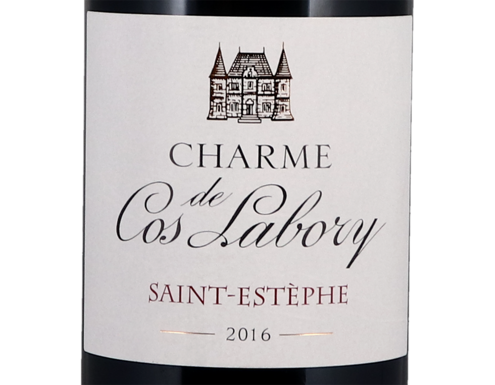 Wino francuskie Saint-Estèphe Le Charme de Cos Labory 2016