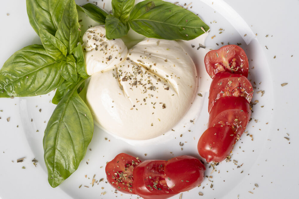 Włoski ser Burratina Pugliese singola burrata