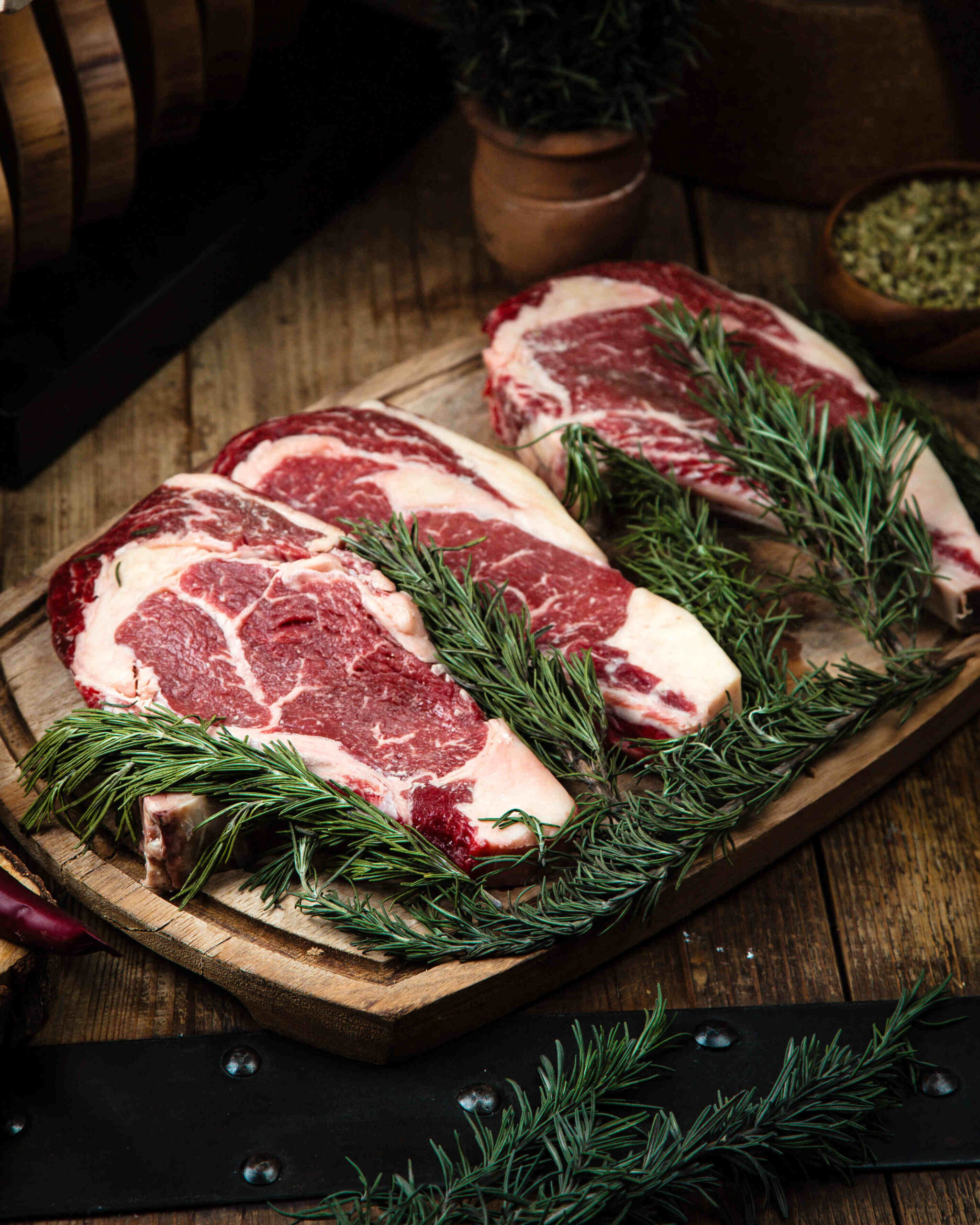 Stek z argentyńskiej wołowiny Ribeye Angus grain feed