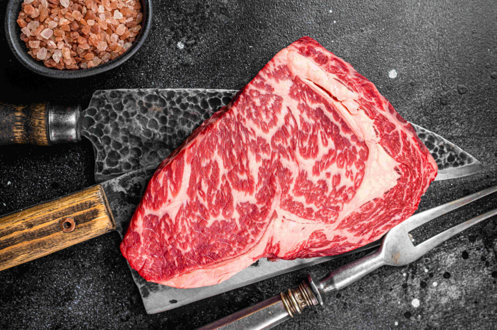 Stek ribeye Wagyu A5 BMS 11/12