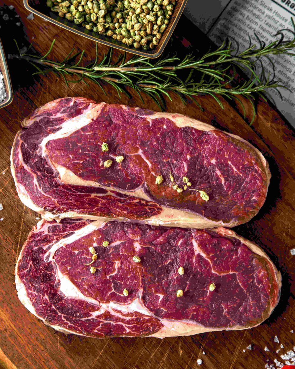 Stek z duńskiej wołowiny Ribeye SWAMI 7 plus
