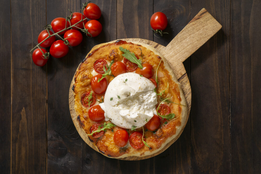 Włoski ser Burratina Pugliese singola burrata