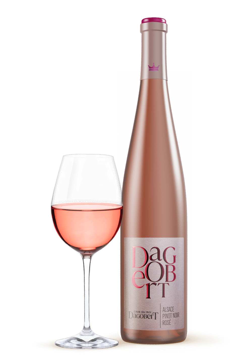 Wino francuskie PINOT NOIR ROSE 2024 AOP ALSACE COURONNE ROSE