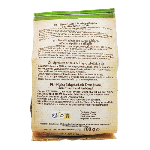 Francuskie wytrawne ciasteczka z crème fraîche i szczypiorkiem