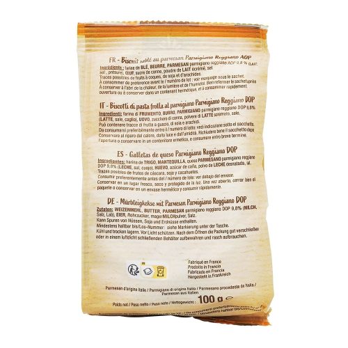 Francuskie ciasteczka wytrawne z parmezanem