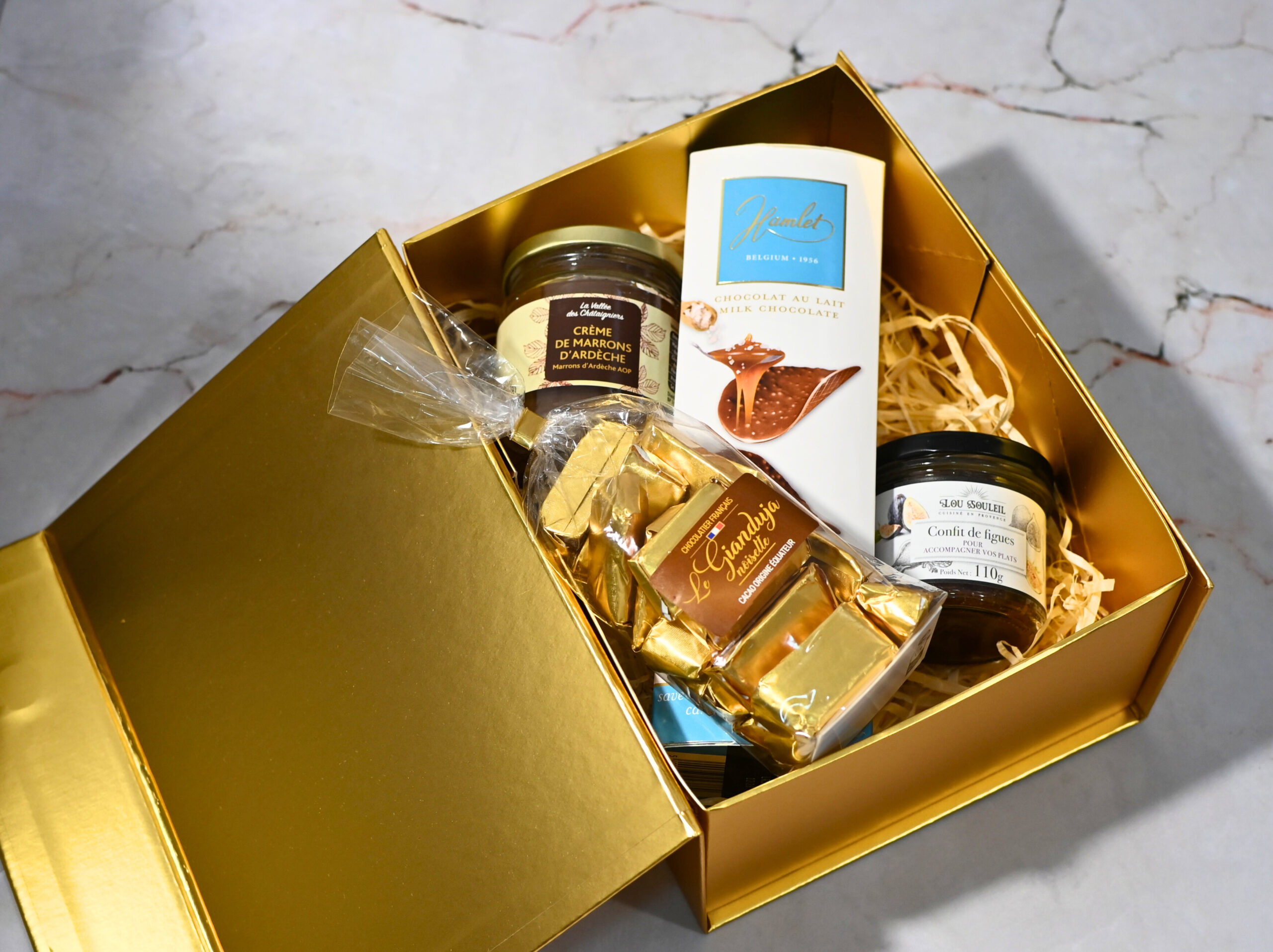 Zestaw z delikatesami z Francji